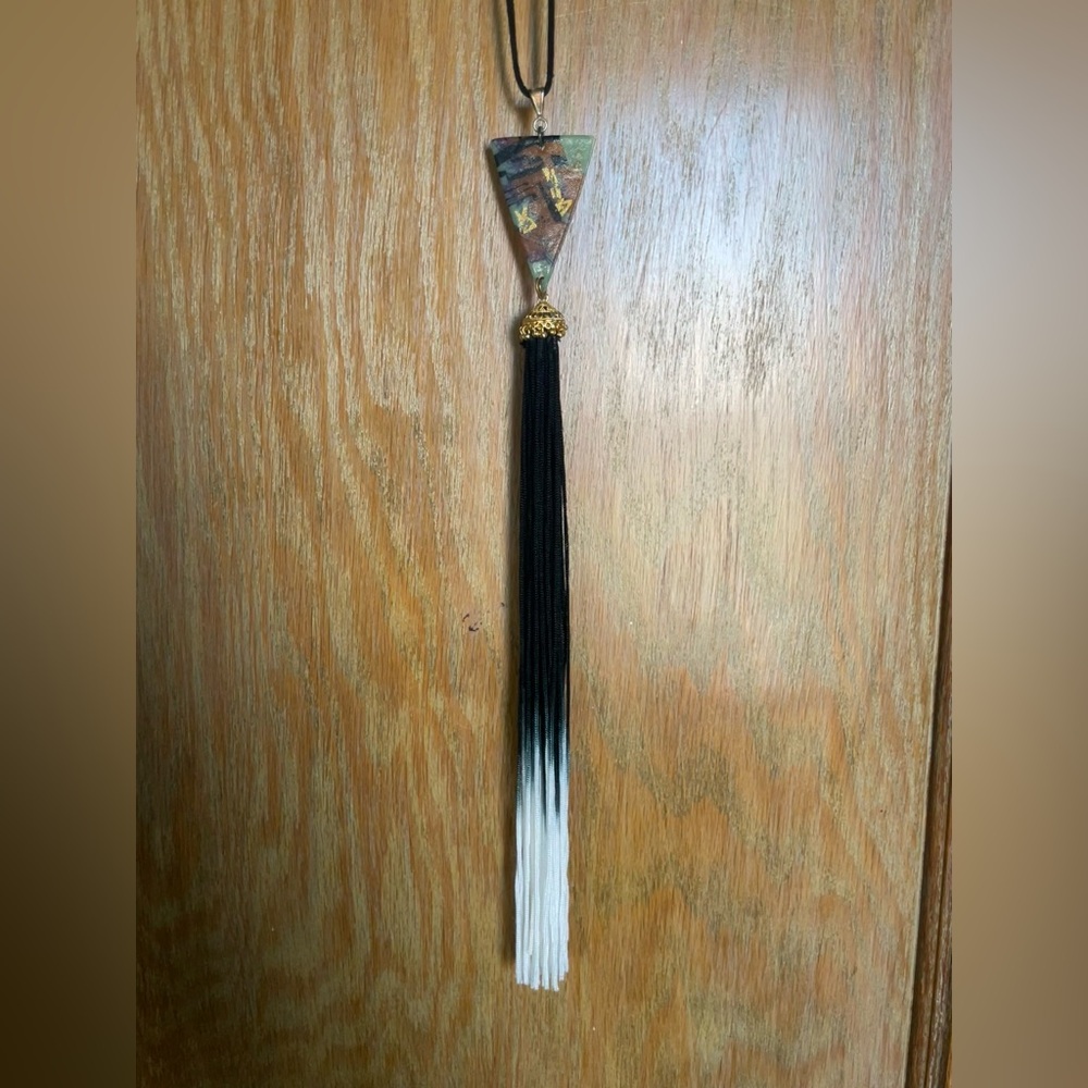 Ruby jack handmade tassel necklace